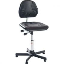 Global Professional Seating - Cadeira de oficina confort-baixo-patins-aço-preto,