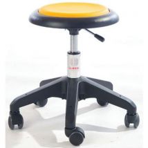 Global Professional Seating - Banco micro octopus-couro sint.-baixo-amarelo,