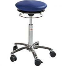 Global Professional Seating - Banco pilates-couro sint.-meiaalt.-azul,