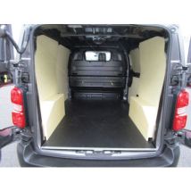 Sem Piso - Reciclável - Kit Revestimento Madeira Peugeot Expert Normal - Álamo 5mm