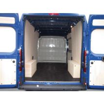 Sem Base - Kit Revestimento Madeira Álamo 8mm - Peugeot Boxer L2, Citroën Jumper L2, Fiat Ducato L2