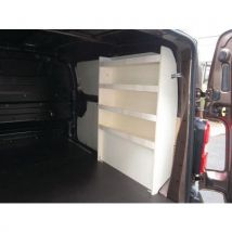 Álamo - Peugeot/Citroën/Toyota - Mobiliário de Montagem Direita - Prateleira para Veículos Comerciais L1 Normal - 4 Prateleiras - 880x245x1200mm