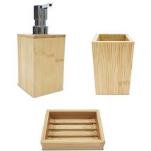 Arvix - Conjunto de assentar 3 peças – bambu – arvix,