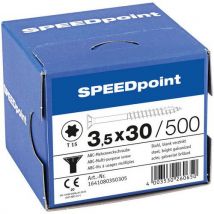 Speedpoint - 500 parafusos para encastre tx de rosca parcial 3,5x30,