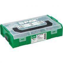 Spax - Conjunto de parafusos de montagem de cabeça escareada a3j wirox 703 un.,