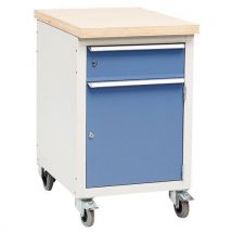 Bancada móvel Modul - 1 gaveta, 1 porta