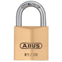 Cadeado de segurança Abus da série 85 para chave-mestra - variado - 2 chaves - 30 mm