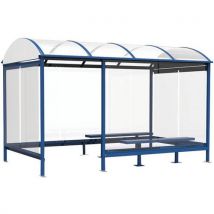 Abrigo para fumadores Combrailles - 2,6x2,25 m - com retorno