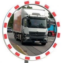 Dancop - Espelho rodoviário com proteção contra gelo, ø80 cm,