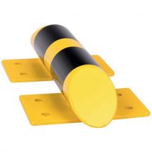 Crash Stop - Batente de proteção galvanizado, comprimento 400 mm, ø76 mm,