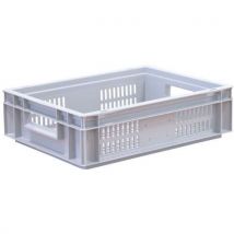 UTZ - Caixa empilhável, 10 litros, fundo gradeado, paredes gradeadas,