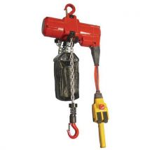 Diferencial pneumático de 1 secção fixo com gancho - capacidade de 125 kg a 500 kg