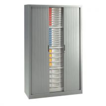 Armário com portas de persiana - 72 gavetas