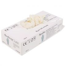 Luvas Látex Descartáveis Brancas T10 - Uso Alimentar, CE, Conforto e Proteção - Manutan Expert