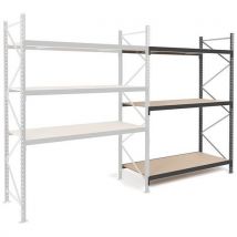 Estante pesada Rayvol - prateleiras em aglomerado