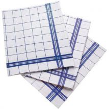 Pano Limpeza Copos Algodão - Conjunto 18 Unidades - 72x52cm - Não Solta Pelo - Matfer