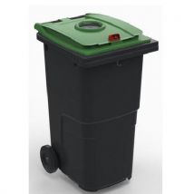 Contentor móvel para a recolha seletiva de resíduos - 240 L - Vidro