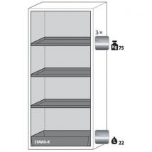 Asecos - Armário de segurança s-classic-90 s90.196.090.wdas branco,