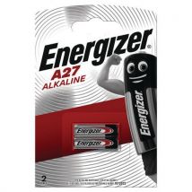 2 Unidades de Pilha alcalina miniatura A27 - conjunto de 2 - Energizer