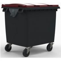 Contentor móvel Plastic Omnium - Separação de resíduos - 1000 L
