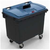 Contentor móvel Plastic Omnium - Tampa especial para papel - 660 L