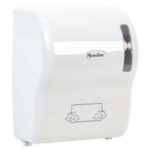 Distribuidor de Toalhetes Autocut Branco - 360x285x235mm - Reciclável 100% - Manutan Expert