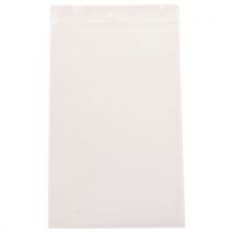 Manutan Expert - Saq., fecho correr, 100 mícr., 350x450 mm, transp. – manutan,