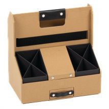 Oxford - Organizador de secretária móvel savana oxford kraft – oxford,