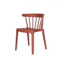 Veba - Cadeira empilhável windson, areia, pp (conjunto de 4),