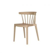 Veba - Cadeira empilhável windson, terracota, pp (conjunto de 4),