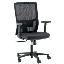 Linea Fabbrica - Cadeira escrit. Target – braços 3d – preto – linea fabbrica,