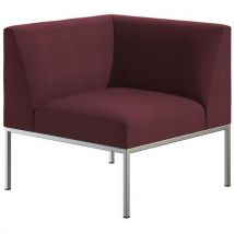 Módulo Canto Astro 1 Lugar Tecido Bordô - 70cm Largura - Conforto e Estilo - Quadrifoglio