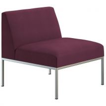 Módulo Astro 1 Lugar Tecido Bordeaux - 70cm Largura - Conforto e Estilo - Quadrifoglio