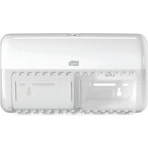 Tork - Suporte de Parede para Papel Higiênico Branco - Plástico Durável - 28,6x15,8 cm