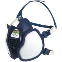 3M - Semimáscara Respiratória Descartável 4279+ FFABE1P3 R D - Proteção Gases Ácidos e Partículas