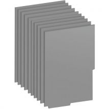 10 Unidades de Divisória adicional para classificador vertical de armário - conjunto de 10 - Paperflow