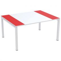 Mesa de reuniões Easydesk - Tampo branco