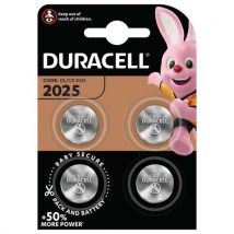 4 Unidades de Pilha de botão de lítio DL 2025 - conjunto de 4 - Duracell