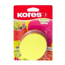 Kores - Nota reposicionável bolha fantasia 70 x 70 mm cor néon,