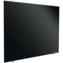 Legamaster - Quadro em vidro 100x150 cm preto, vidro de segurança,