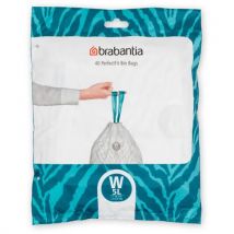 Brabantia - Saco de lixo code w de 5 l – 40 sacos – brabantia,