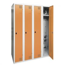 Cacifo com secagem para indústria limpa - 1 a 4 colunas - Com base - Akaze