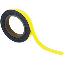 Fita magnética apagável para marcação - 10 m - amarelo -Manutan