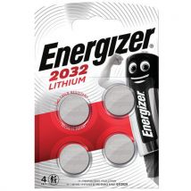 4 Unidades de Pilha de botão de lítio CR 2032 - conjunto de 4 - Energizer