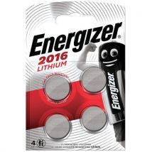 4 Unidades de Pilha de botão de lítio CR 2016 - conjunto de 4 - Energizer