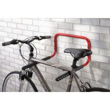 Suporte de Parede para Bicicletas - 2 Lugares - Vermelho Epóxi - 50cm - Mottez