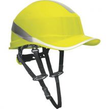 Capacete de Estaleiro DiamondVup Lara - Laranja ABS - Proteção e Conforto - Delta Plus