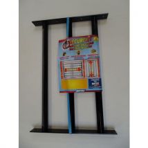 Barras de Segurança Telescópicas para Janela - Preto 55-103cm - Aço Resistente - Pack 3 Unidades - Mottez