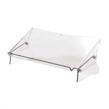 Fellowes - Porta-documentos Clarity Acrílico Transparente - Carga Máx. 6kg - 6 Posições - Ergonómico