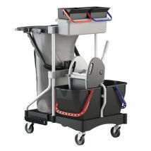 Carro de Limpeza Brix Light com Espremedor - 120L - 4 Baldes - Eco-responsável - Manutan Expert